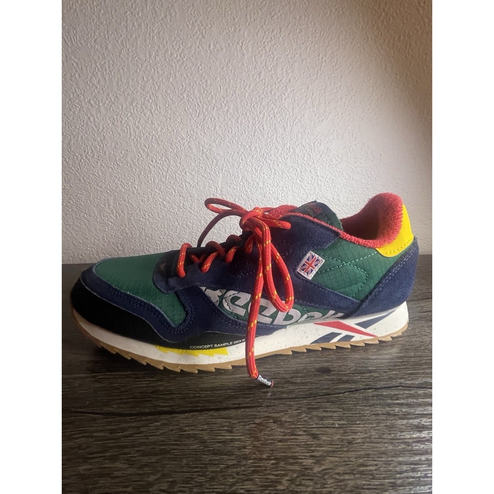 Reebok Classic Leather Ripple Altered Green Red. Men's size 5. - Picture 9 of 16